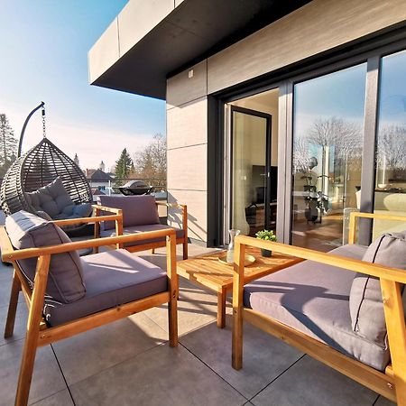 Apartmán Fynbos Penthouse Deluxe, Balkon, Parkplatz Straubing Exteriér fotografie