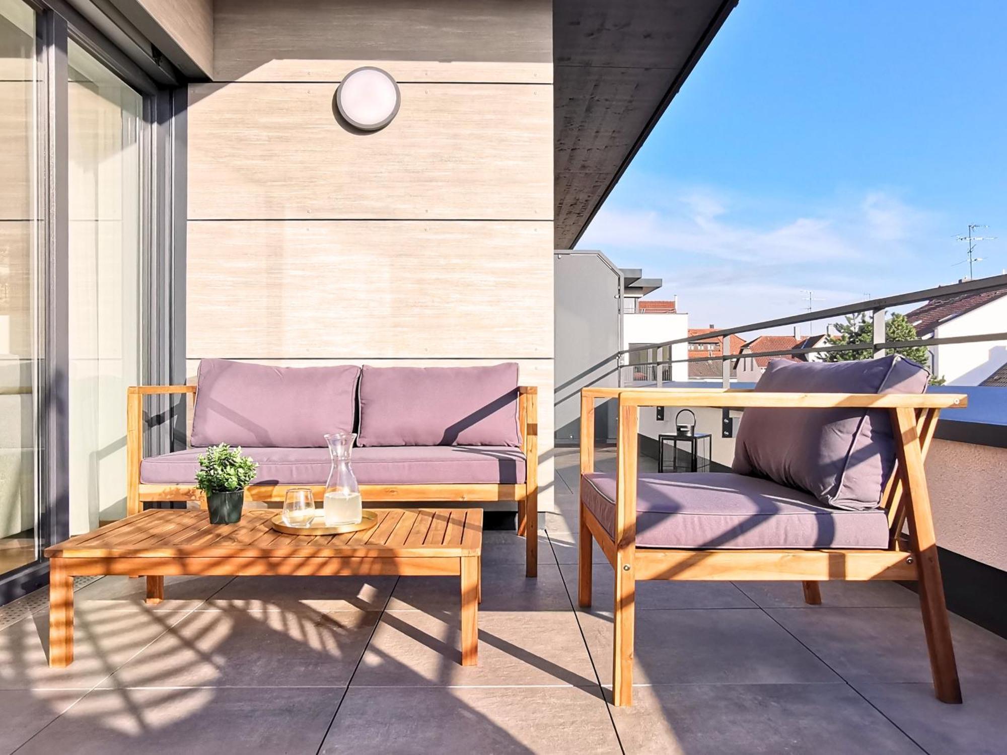 Apartmán Fynbos Penthouse Deluxe, Balkon, Parkplatz Straubing Exteriér fotografie