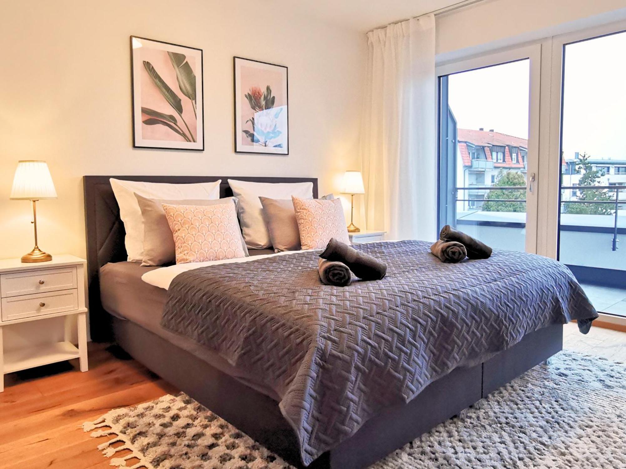 Apartmán Fynbos Penthouse Deluxe, Balkon, Parkplatz Straubing Exteriér fotografie