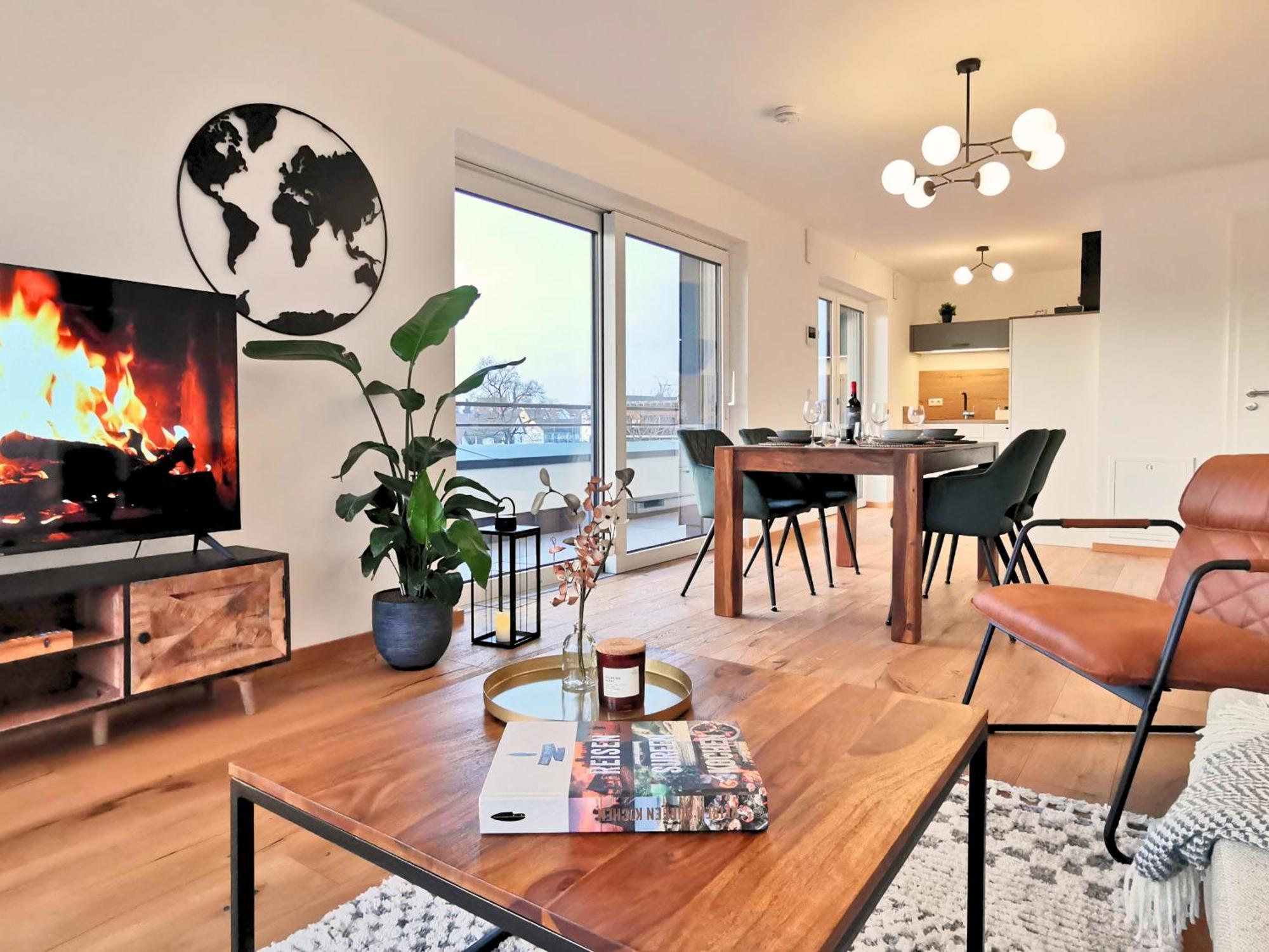 Apartmán Fynbos Penthouse Deluxe, Balkon, Parkplatz Straubing Exteriér fotografie